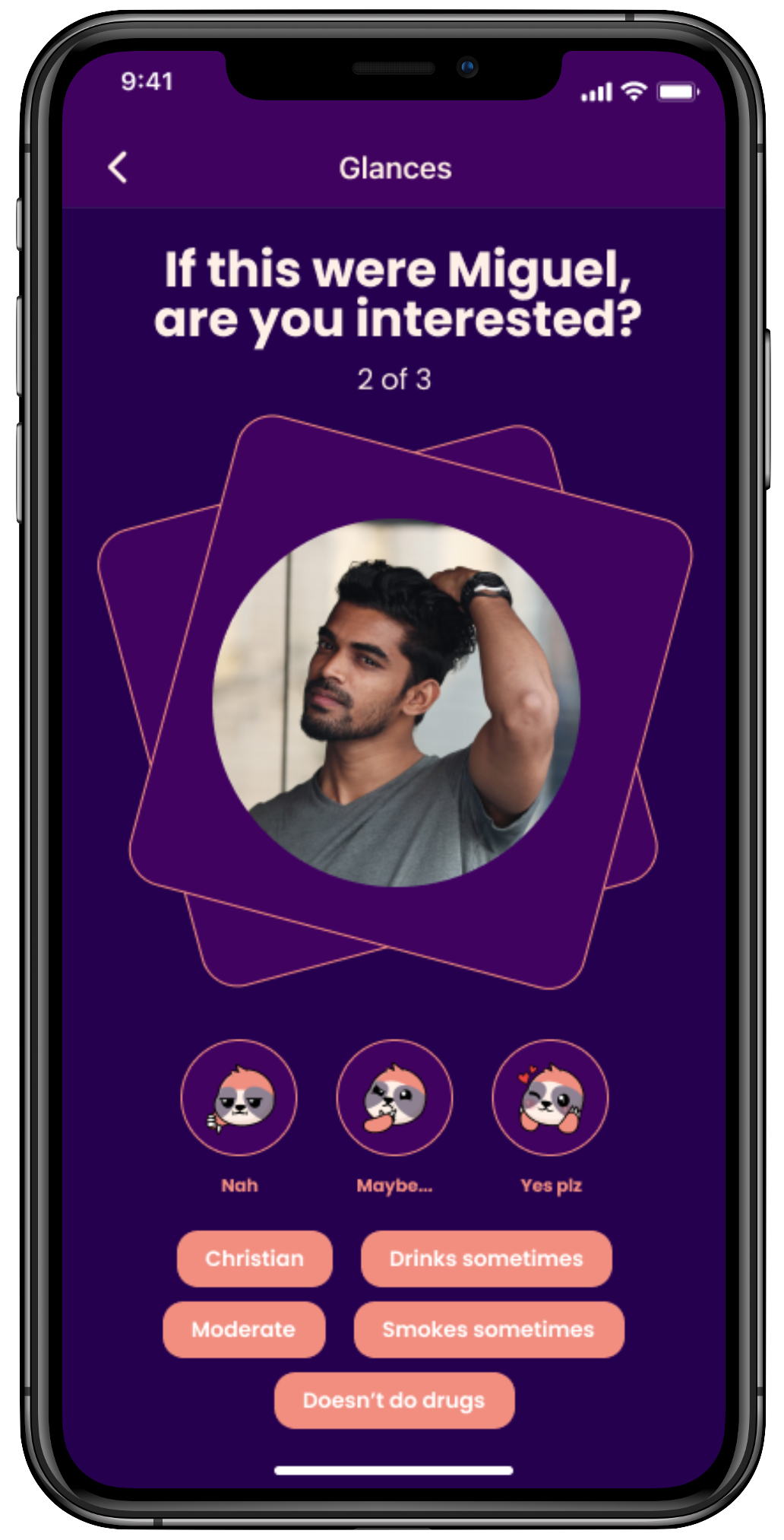 Blink Date Interface
