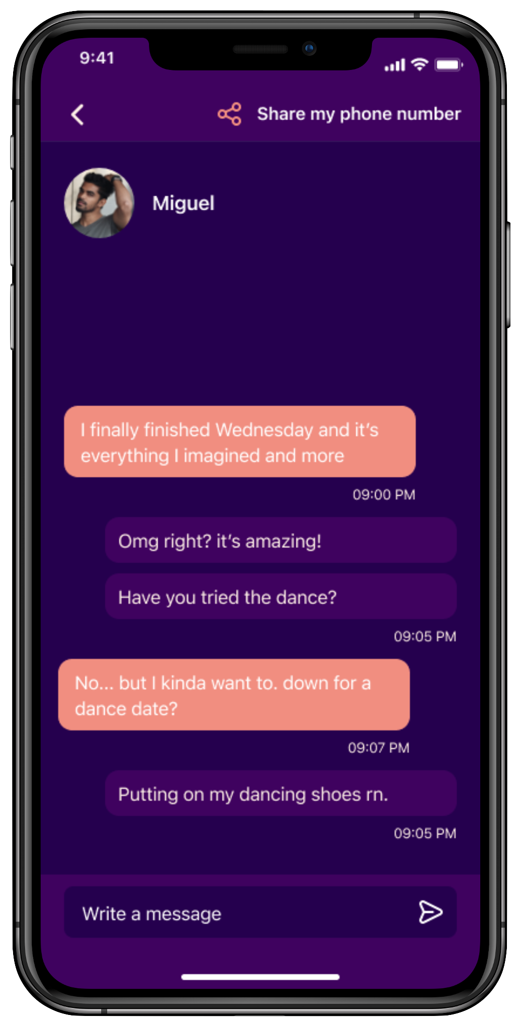 Glance and Match Interface